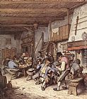 Tavern Interior by Adriaen van Ostade